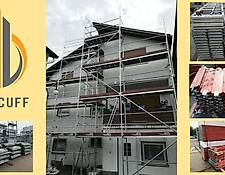 Gerüst Baugerüst 688 qm Fassadengerüst neues Gerüst | L 81m x H 8