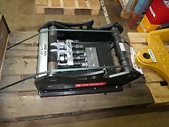 Oilquick - SW-Adapterplatte OQ 65 orig. 3 Leitungen - bestückt für HH, BVR - gebohrt für DB 122S - SW-Identmaße: 65-440-530-440-65 - Bagger: 14t-22t